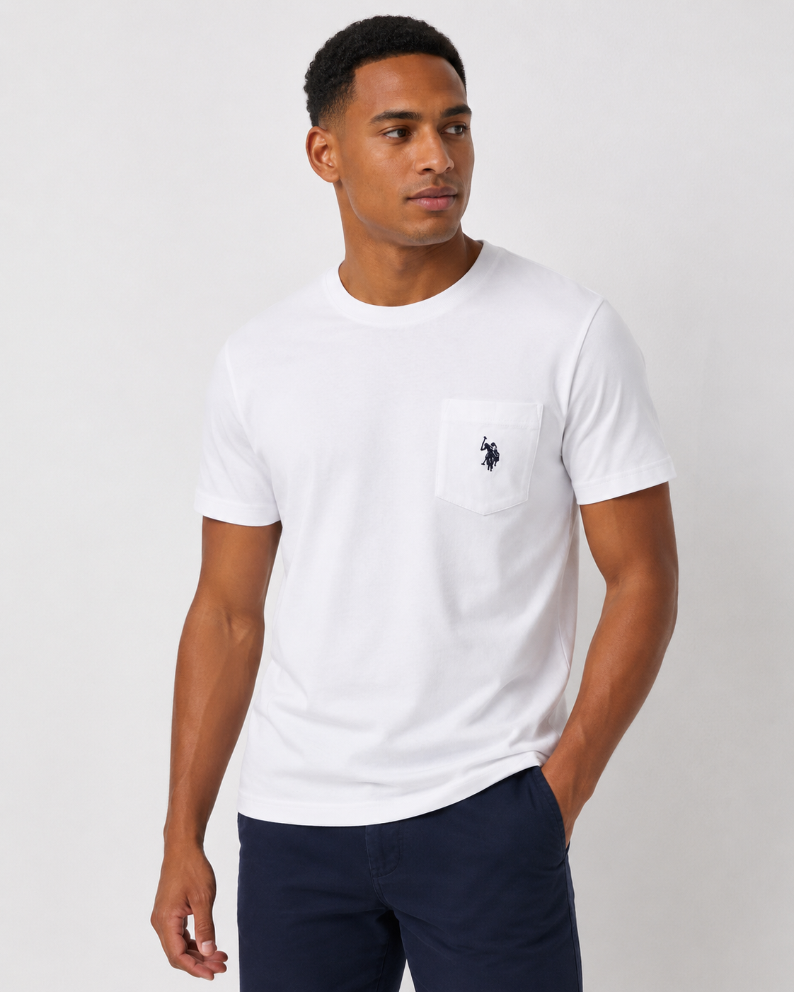 Us Polo Assn Relaxed Modern Fit T-Shirt In White