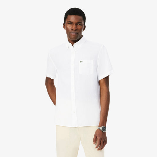 Lacoste Regular Fit Linen Shirt