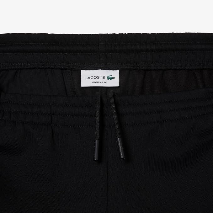 Lacoste Regular Fit Fleece Short In Black