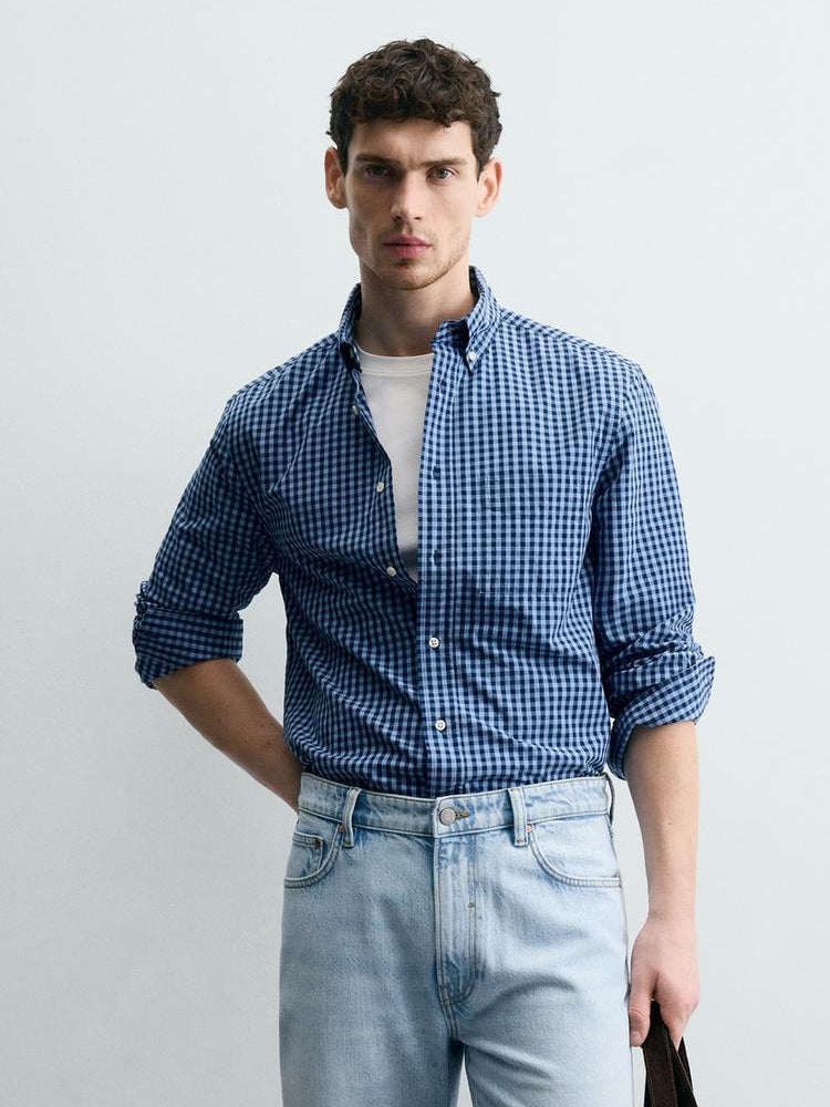 Zara Regular Fit Cotton Shirt
