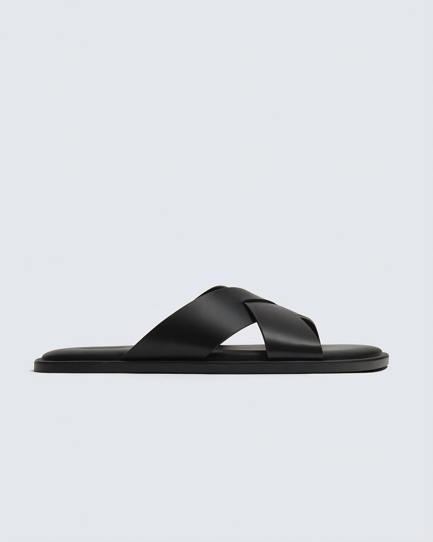 Zara Black Crossover Sandals