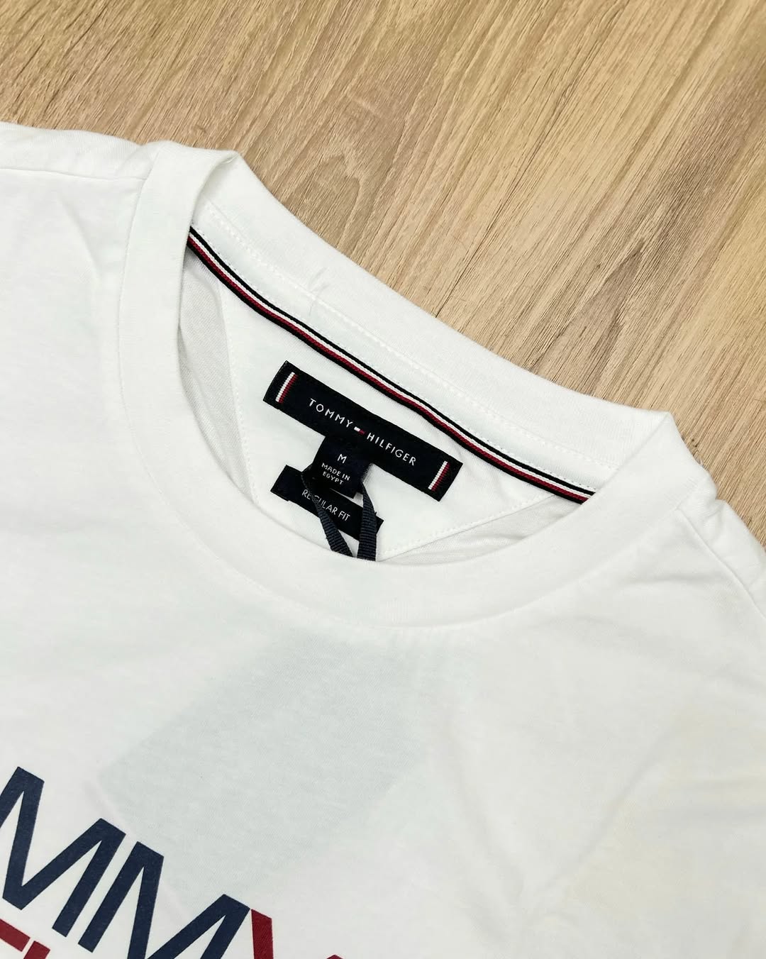 Regular Fit White Logo T-shirt
