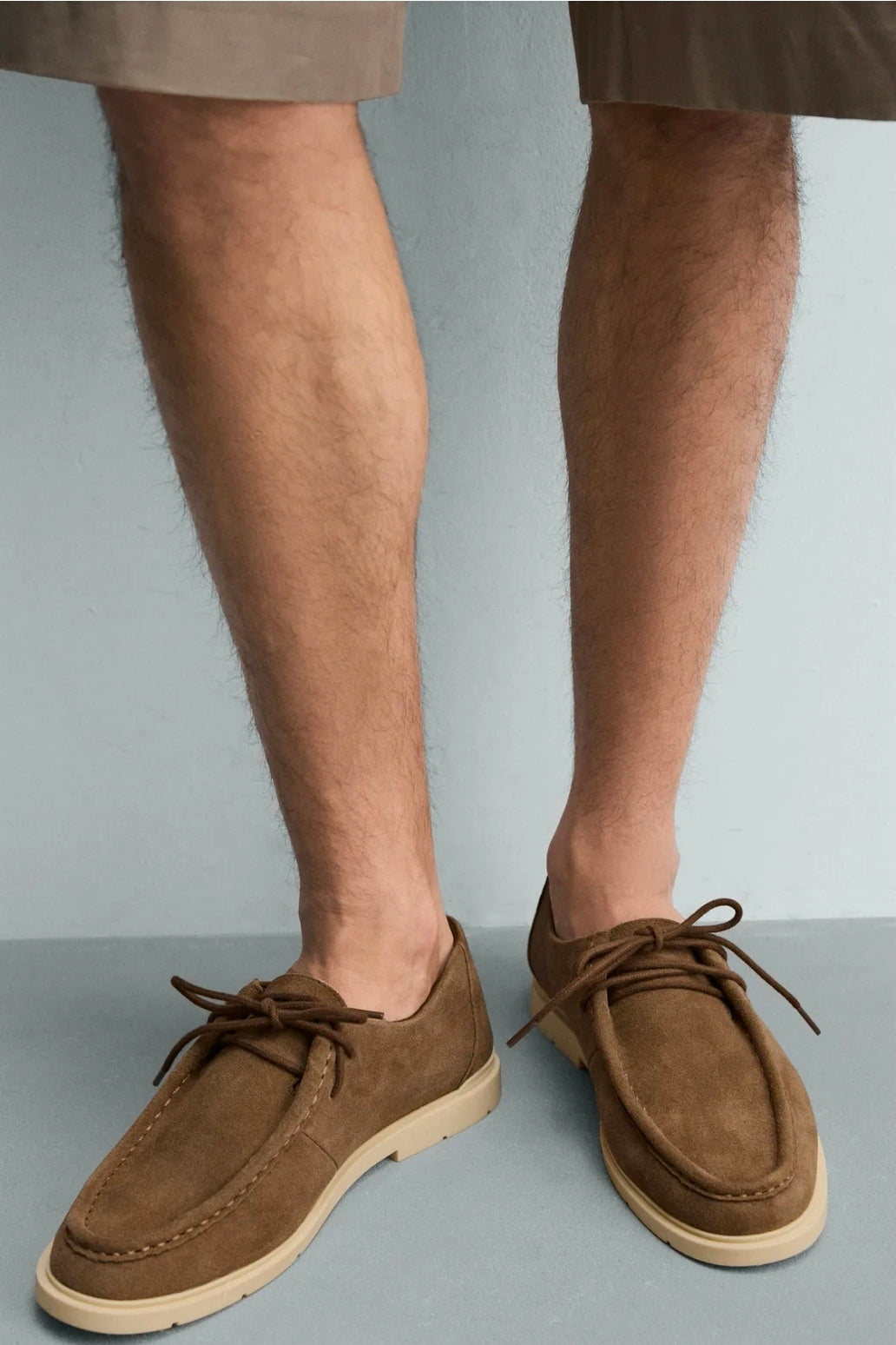 Zara Casual Leather Shoes in Brown
