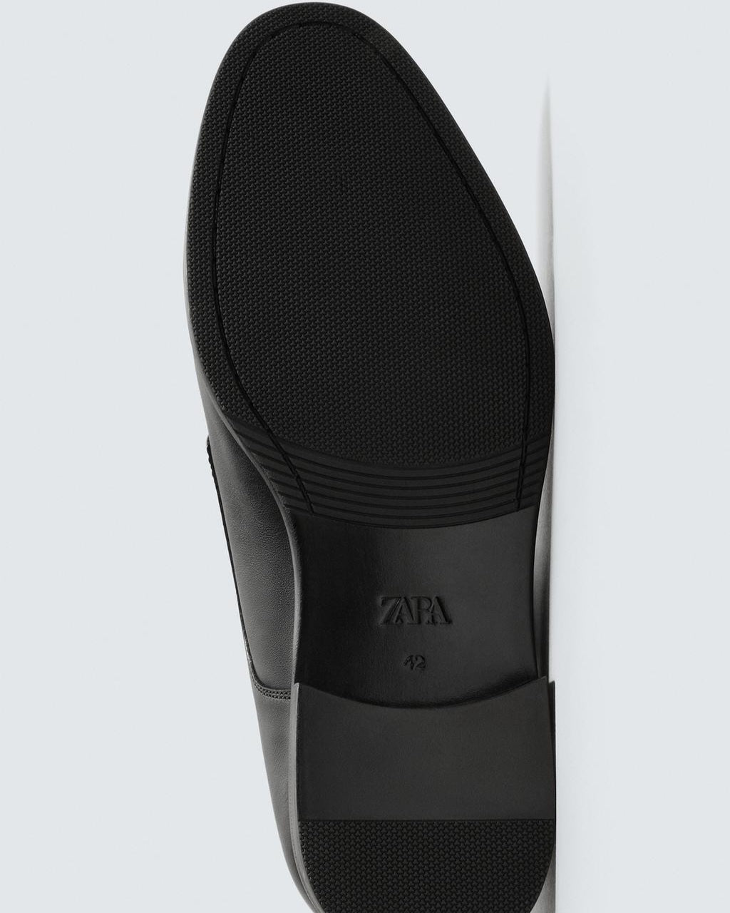 Zara Derby Leather Shoes in Black