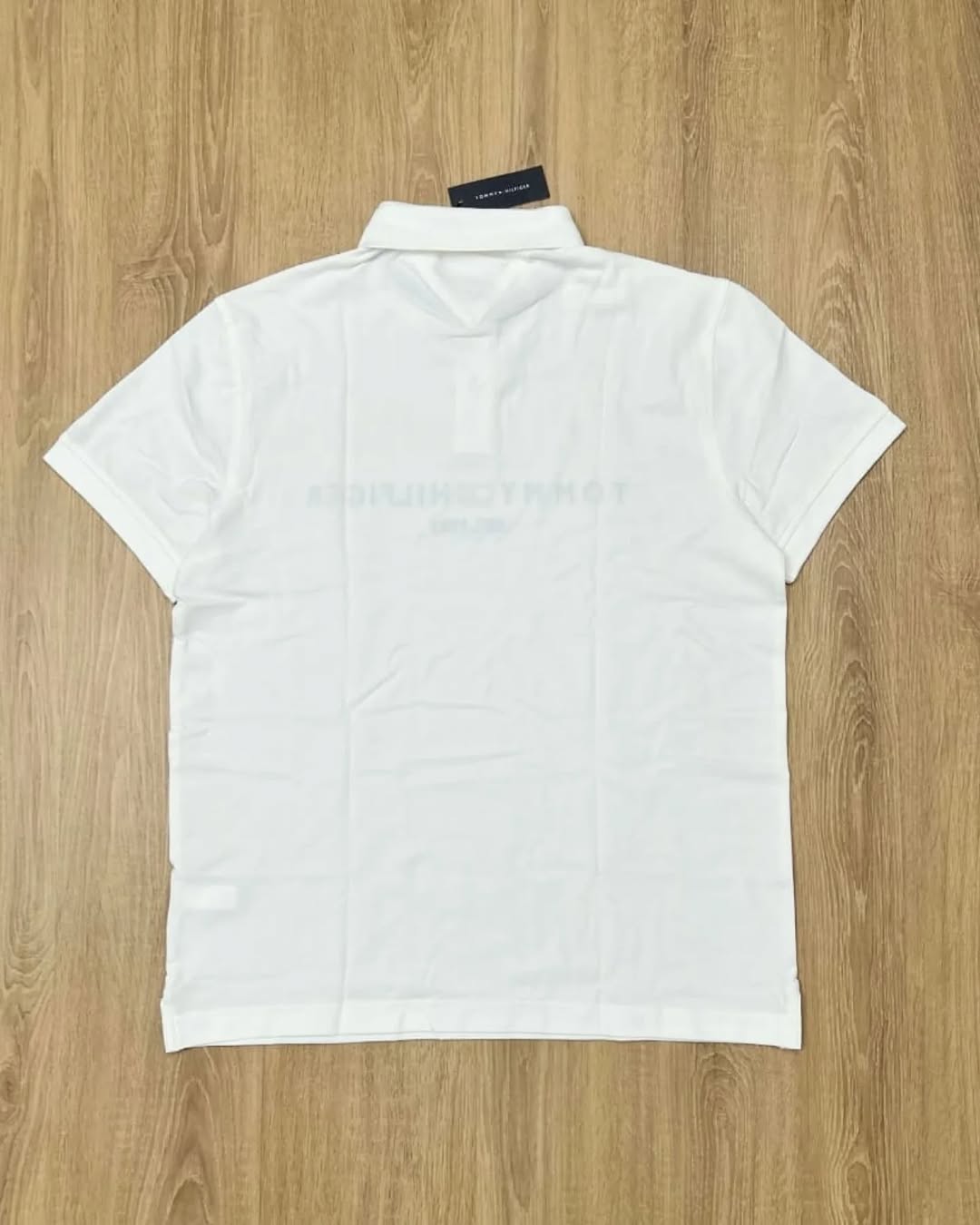 Regular Fit White Embroidered Logo Polo Shirt