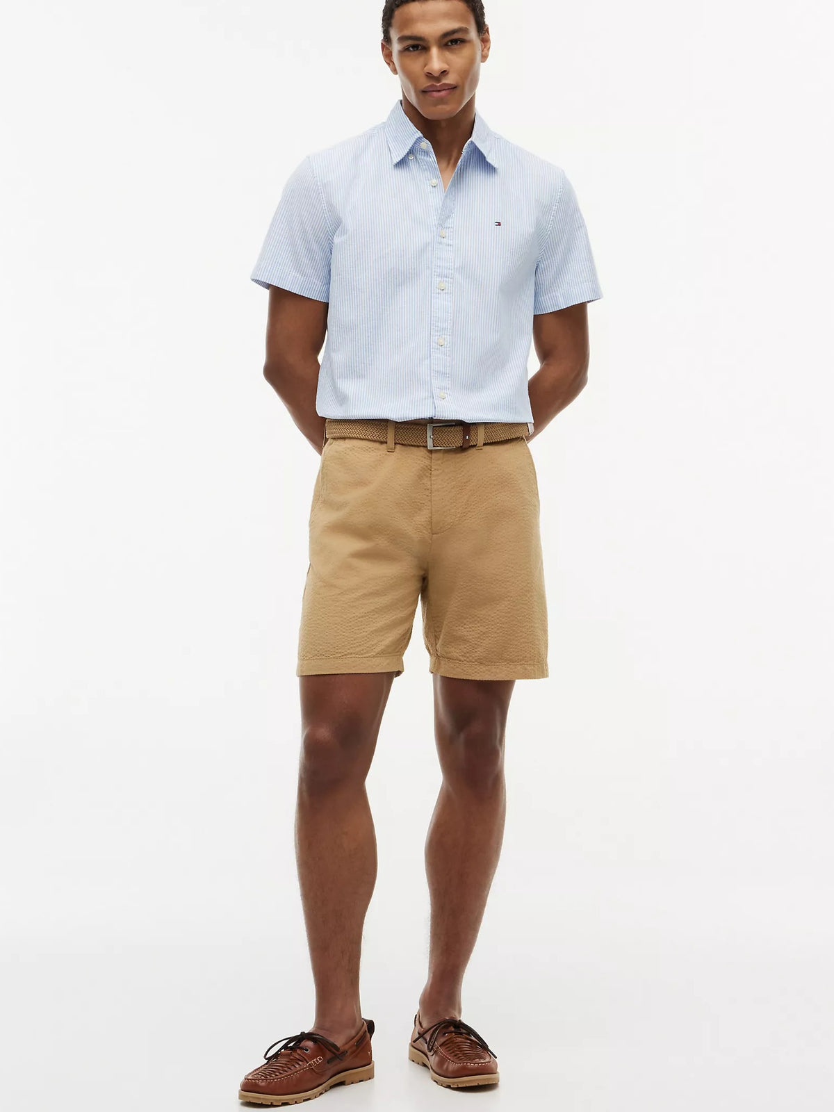 Tommy Hilfiger Regular Fit Striped Oxford Shirt