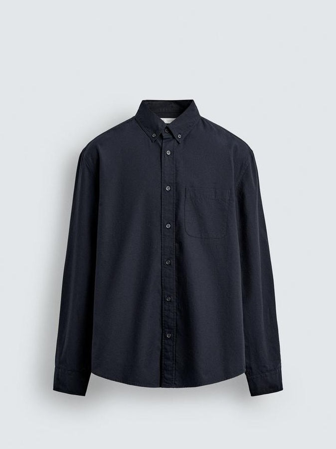Zara Regular Fit Shirt in Navy