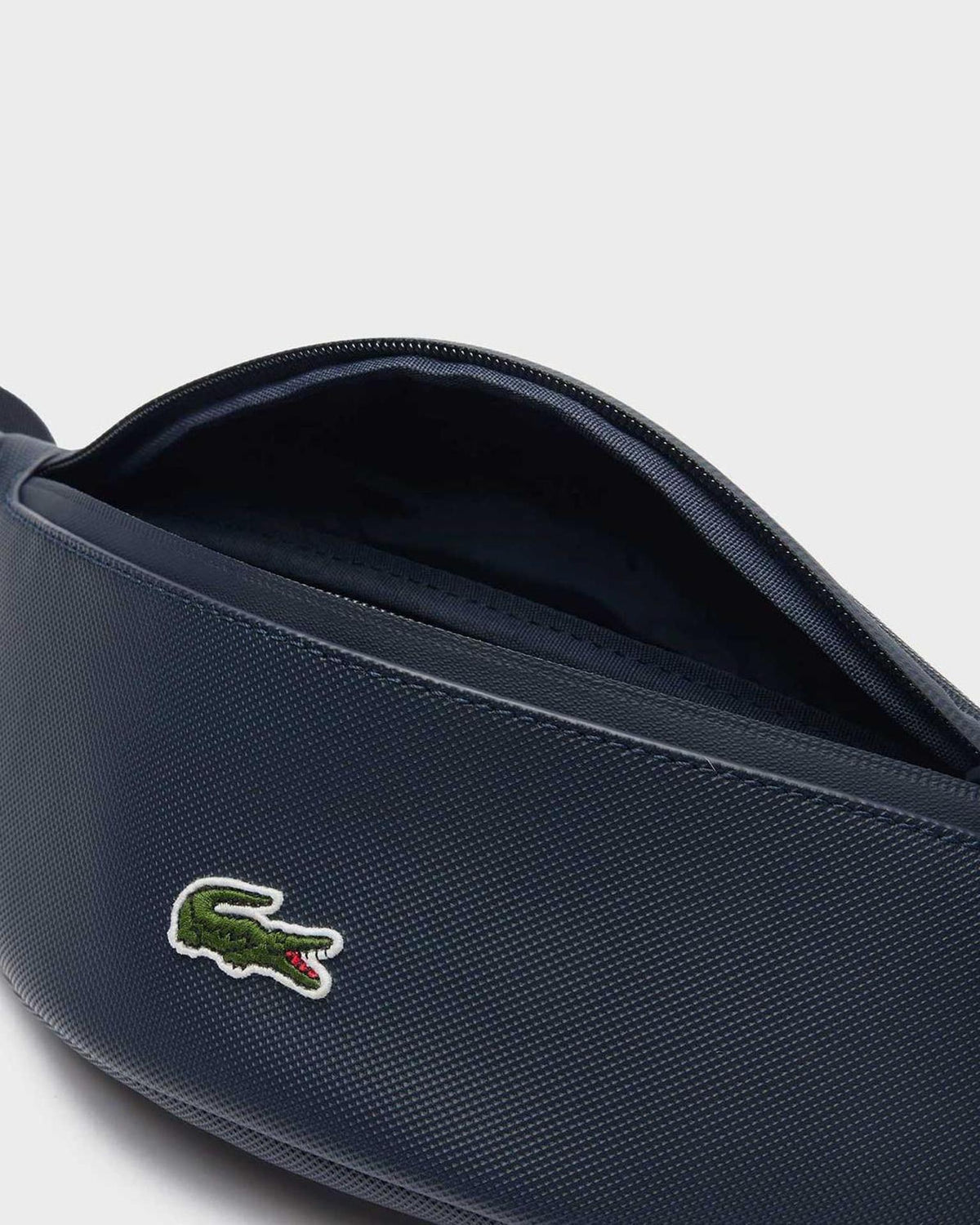 Lacoste Zipped Belt Bag In Navy