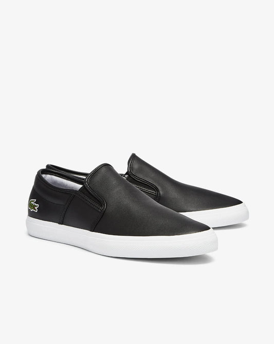 Lacoste Leather Slip-On Sneakers