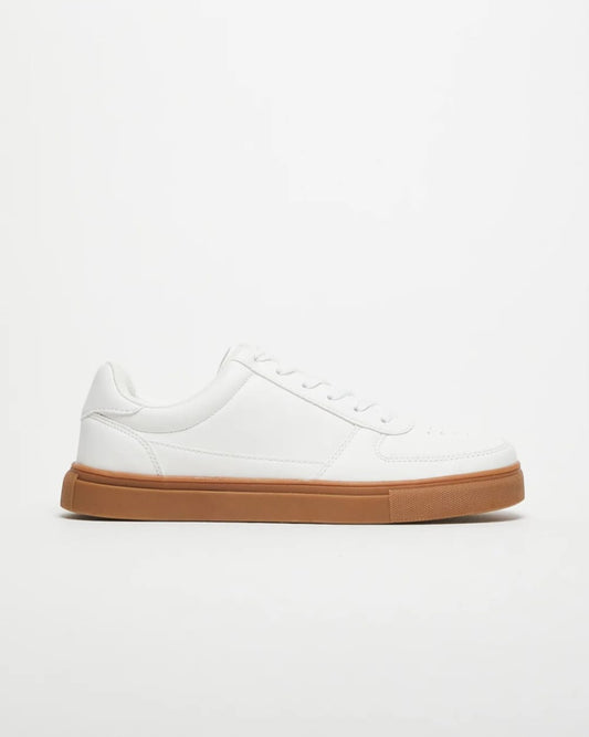 Asos White Panelled Trainers