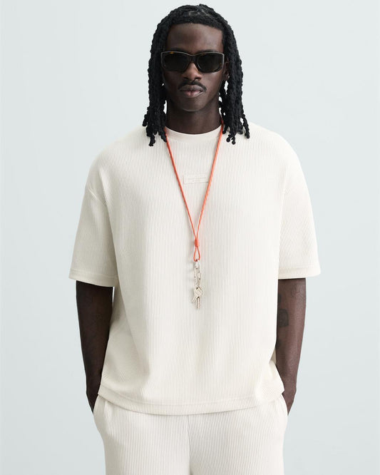 Zara Relaxed Fit Textured T-shirt