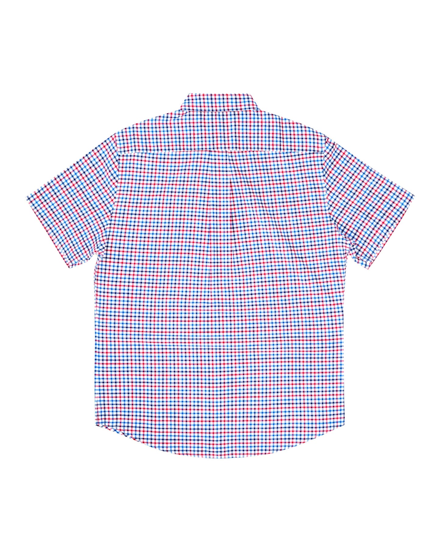 Us Polo Assn Regular Fit Plaid Poplin Short-Sleeve Shirt