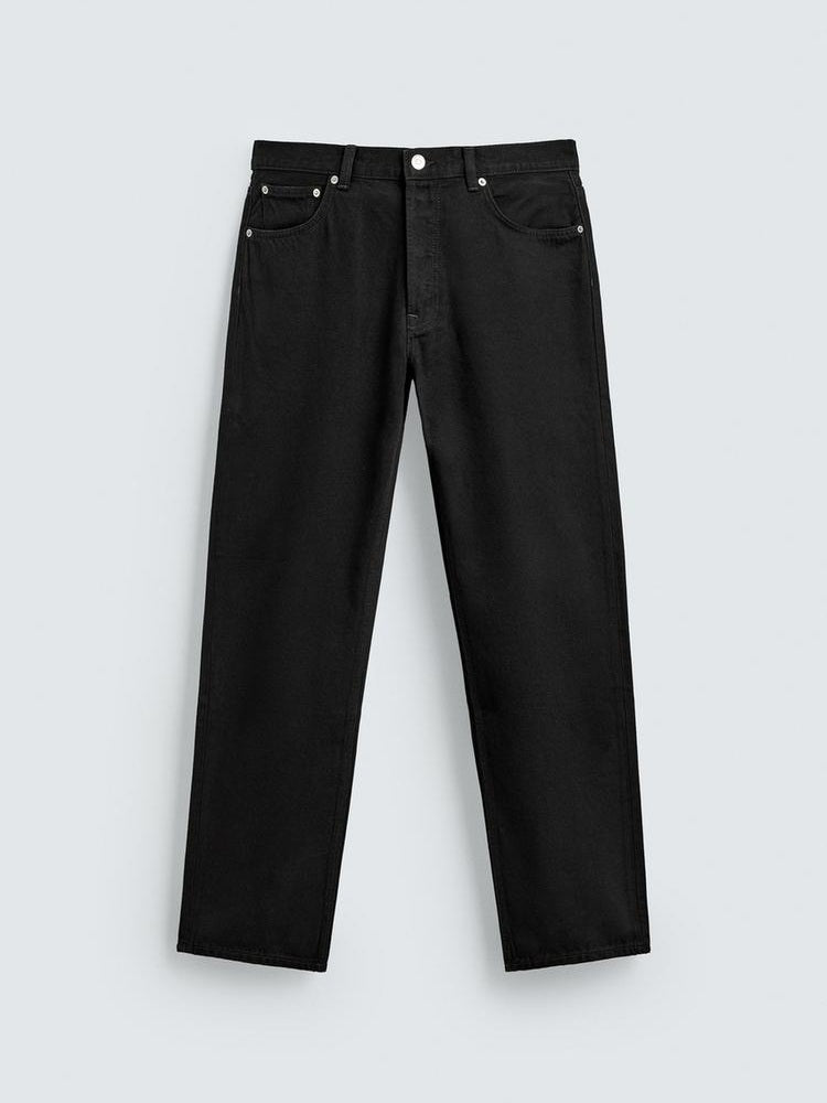 Denim Straight Ankle Fit Jeans