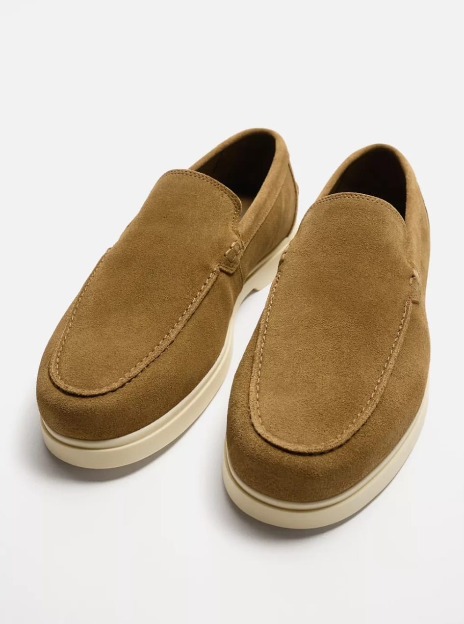 Zara Casual Leather Loafers