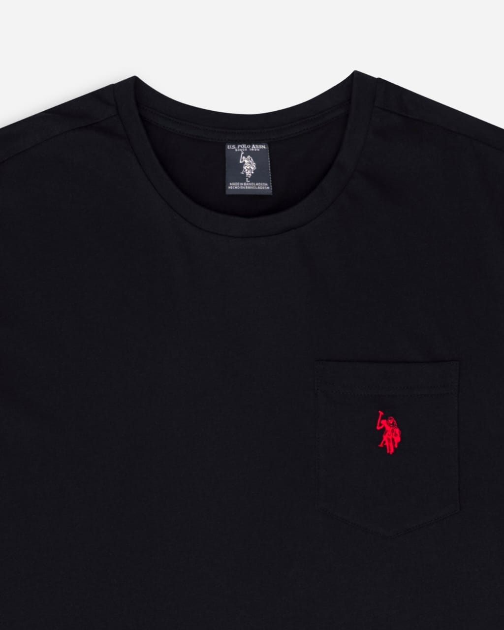 US Polo Assn Pocket T-Shirt in Black