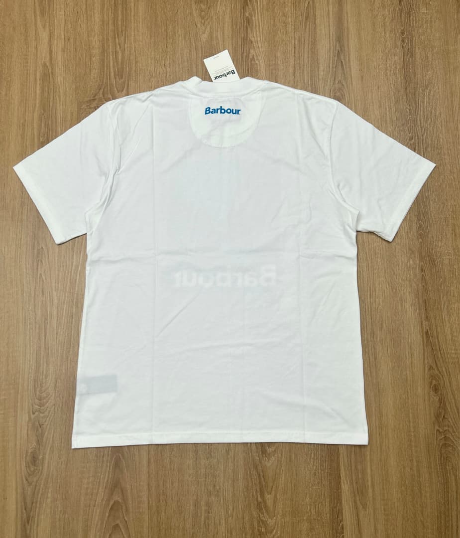 Barbour White Graphic T-shirt
