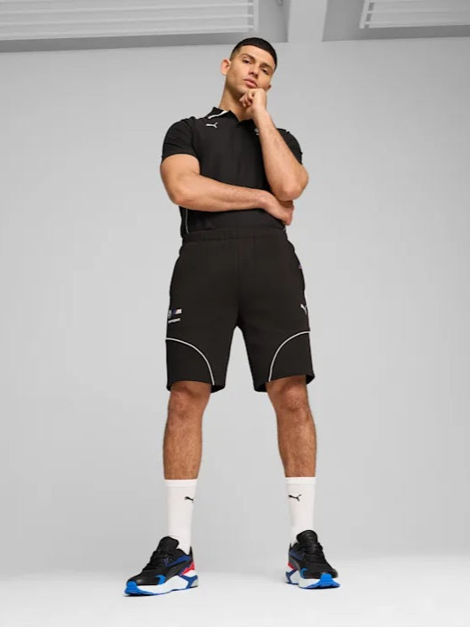 Puma X BMW Motorsport Regular Fit Sweat Shorts In Black