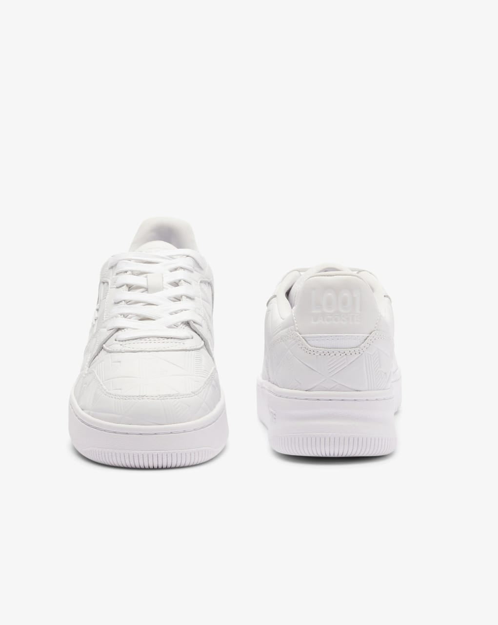 Lacoste L001 Set Monogram Sneakers in White