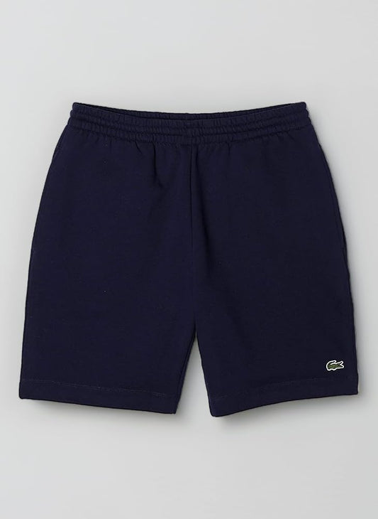 Lacoste Regular Fit Fleece Short In Navy