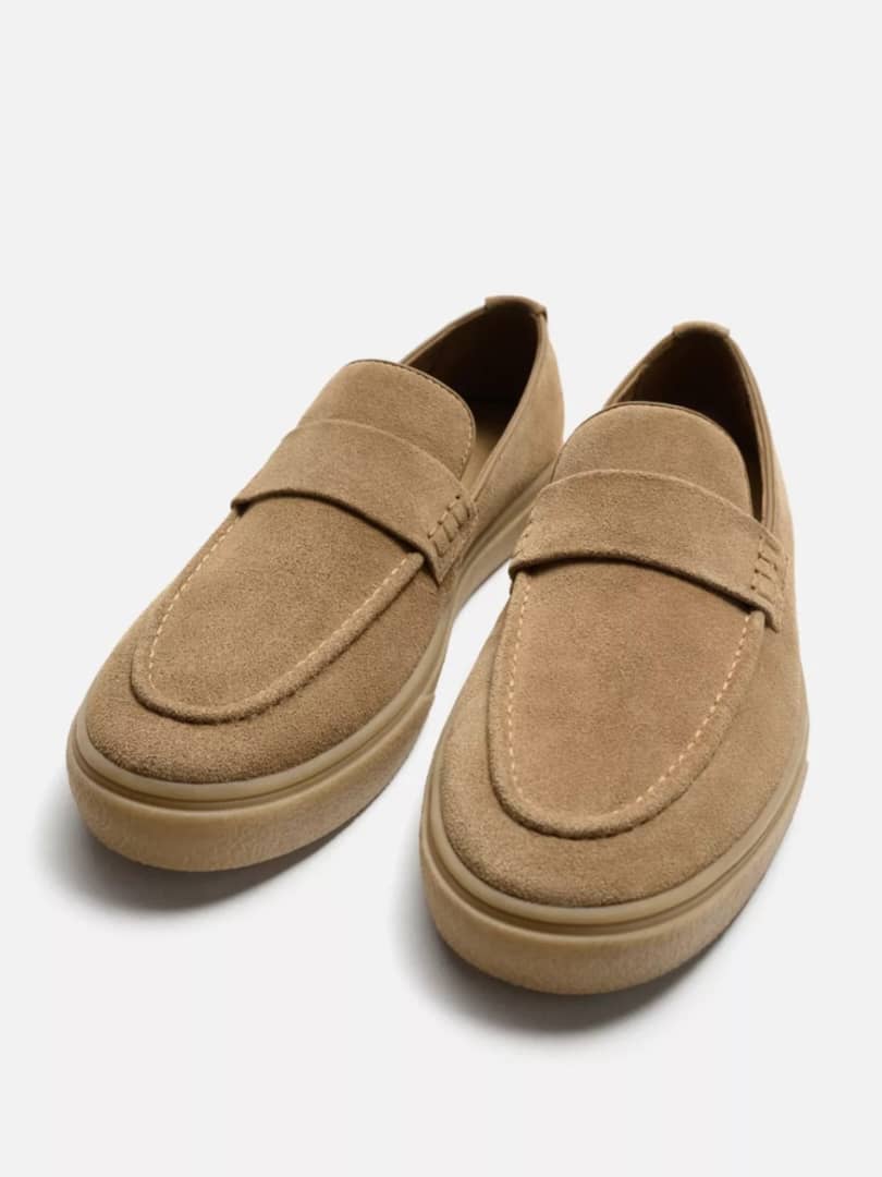 Zara Casual Leather Loafers
