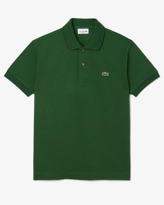 Lacoste Green Classic Fit Pique Polo Shirt