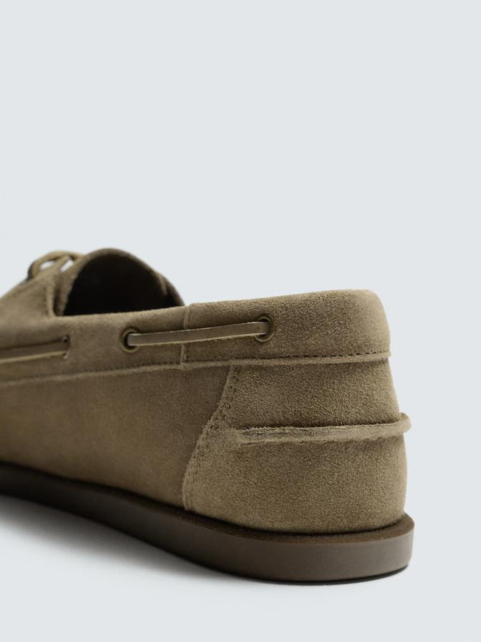 Zara Leather Deck Shoe