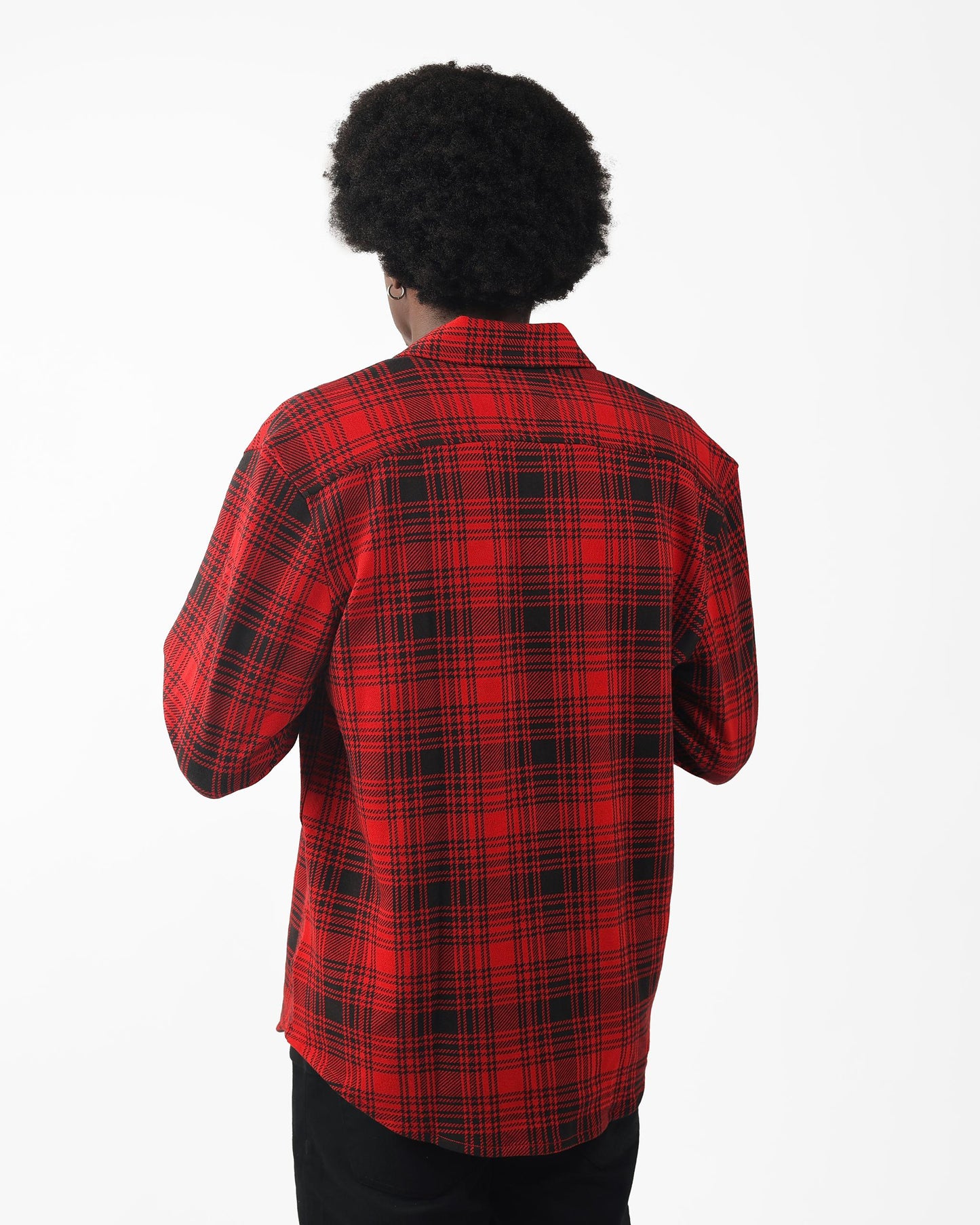 Tommy Hilfiger Regular Fit Plaid Jacquard Knit Shirt