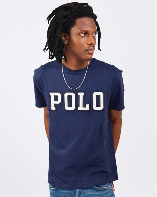 Polo Ralph Lauren Logo Jersey Blue T-shirt
