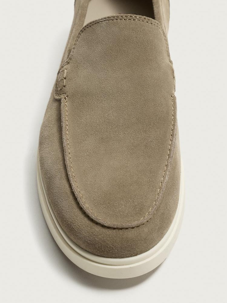 Zara Casual Leather Loafers