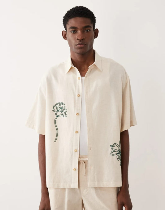 Oversized Embroidered Shirt