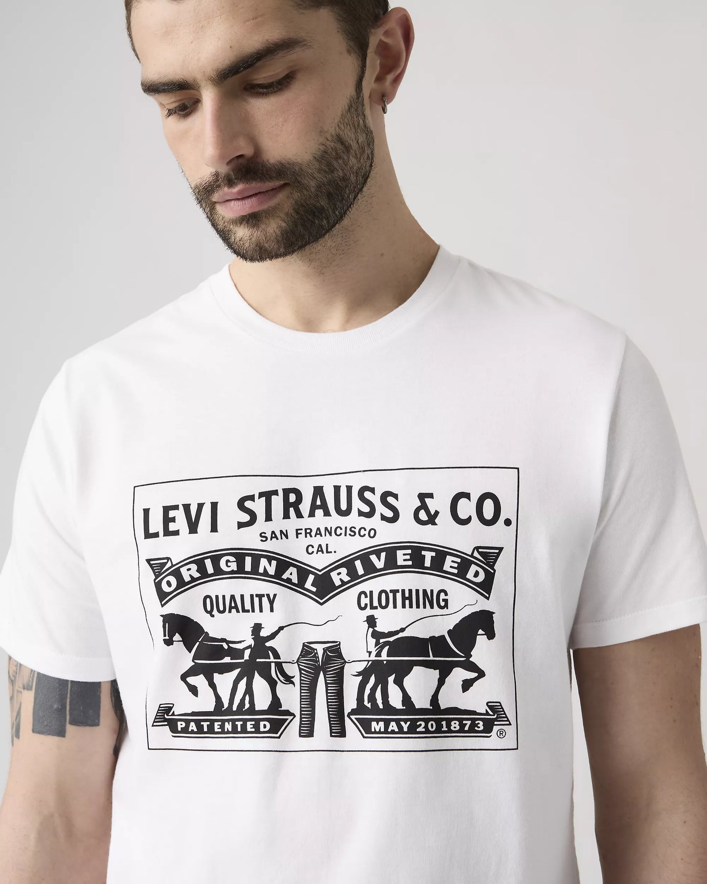 Levi's Strauss White T-shirt