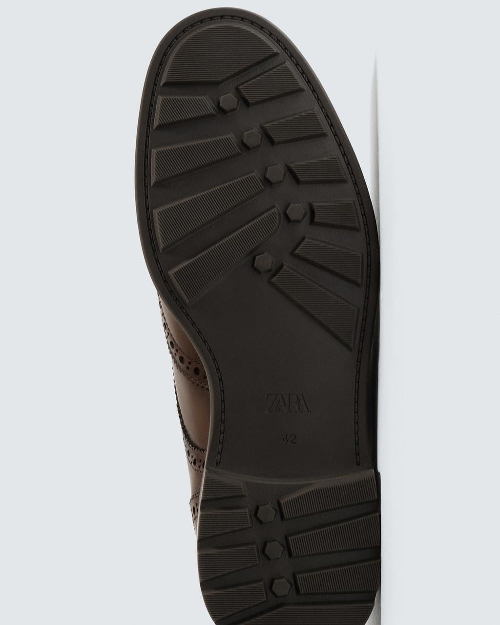 Zara Leather Derby Brogues Shoes