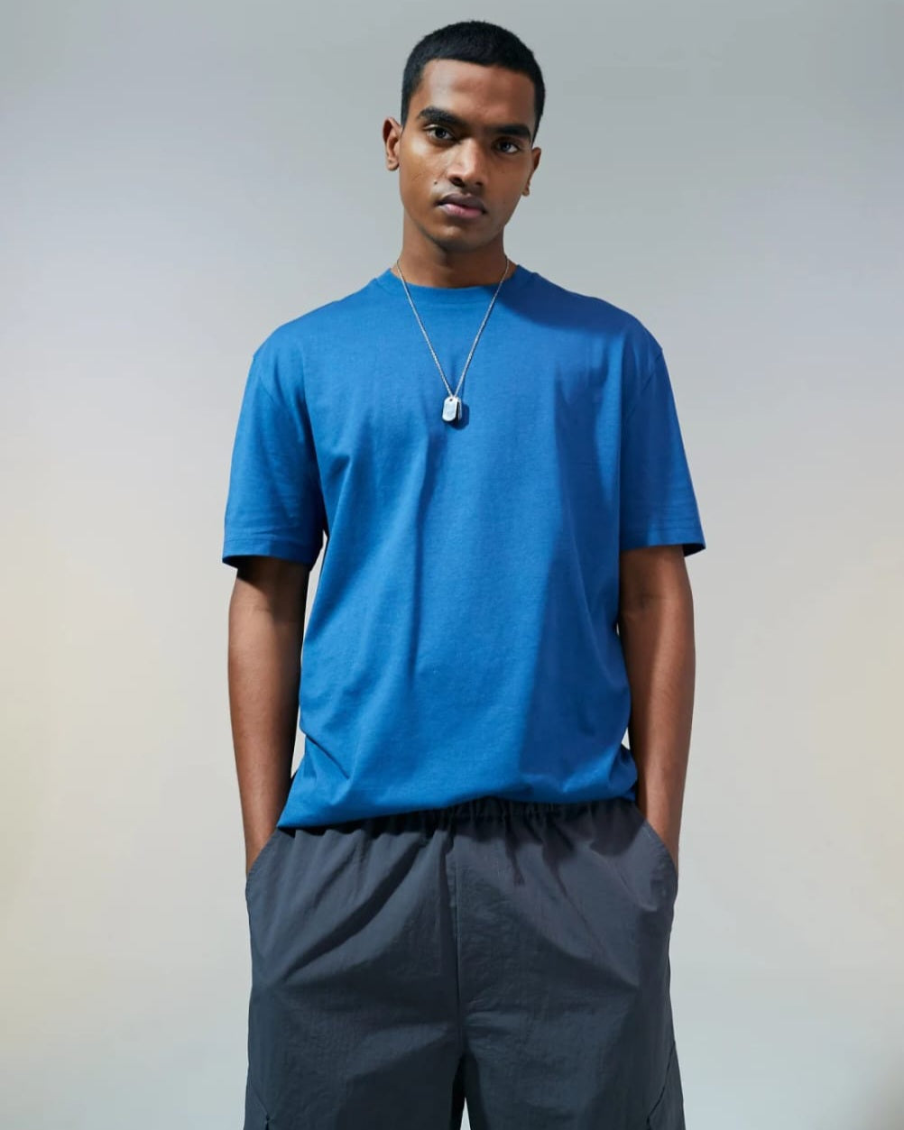 Asos Blue Essentials Relaxed T-shirt