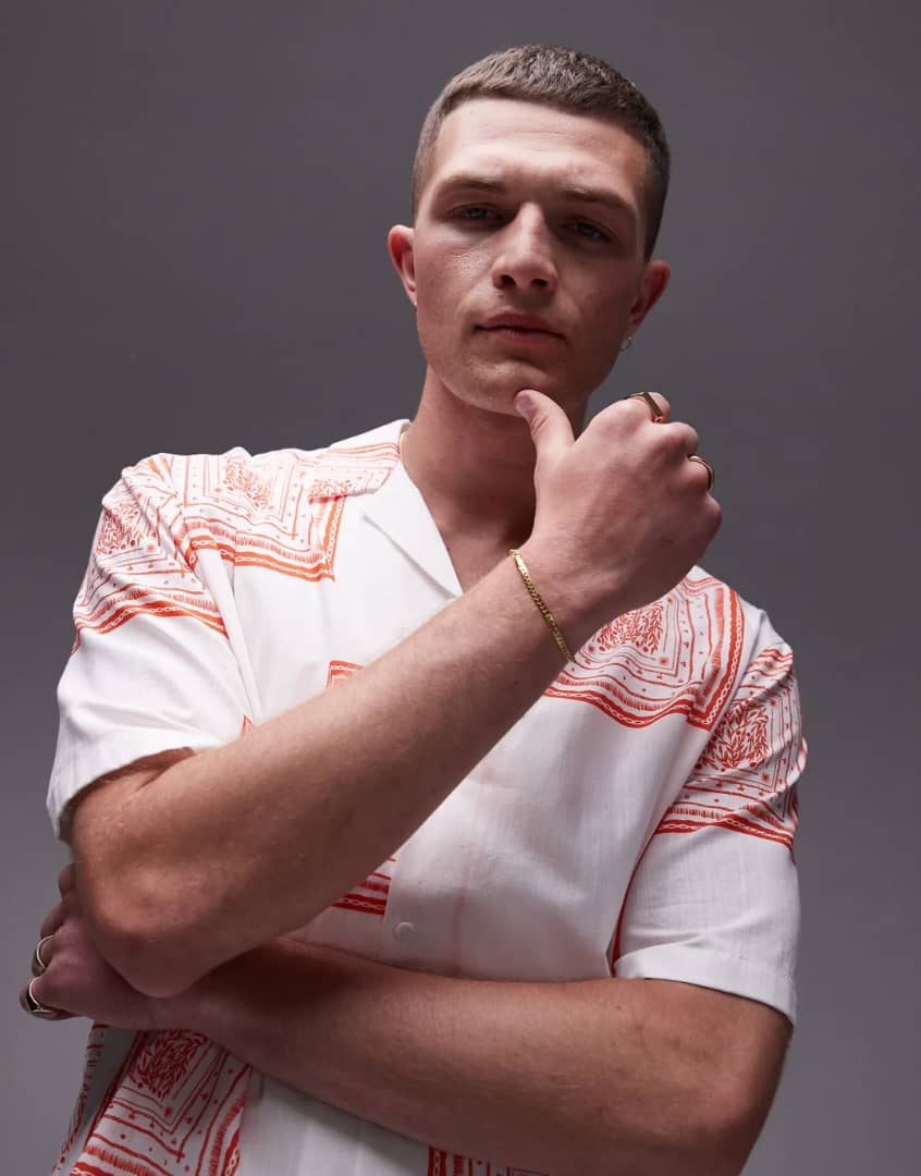 Men's Revere Printed Shirt