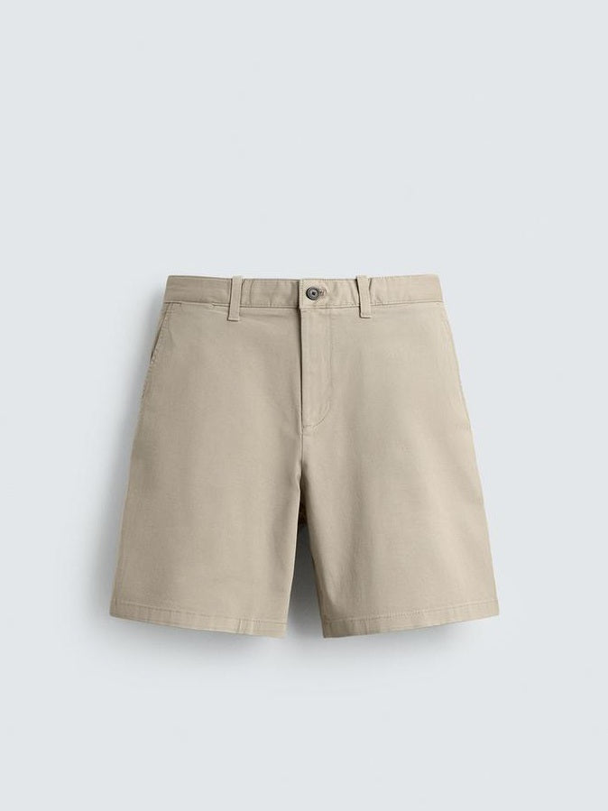 Zara Relaxed Fit Cotton-Linen Bermuda Short