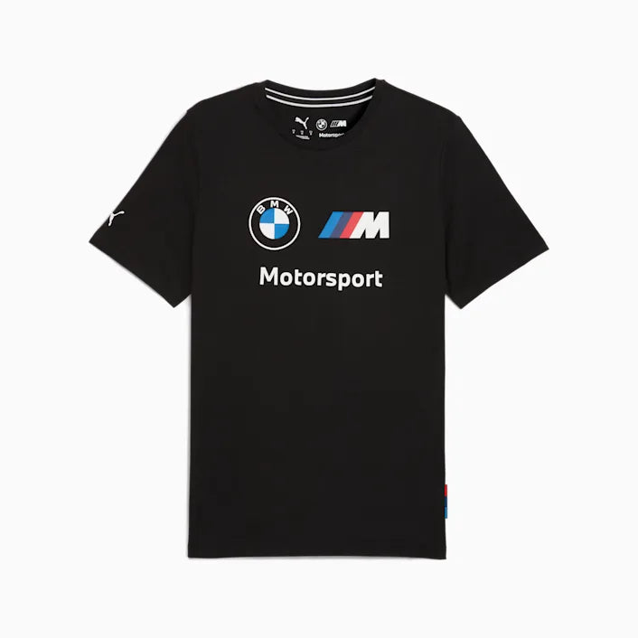 Puma X BMW Motorsport Regular Fit Logo T-Shirt In Black