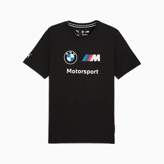Puma X BMW Motorsport Regular Fit Logo T-Shirt In Black