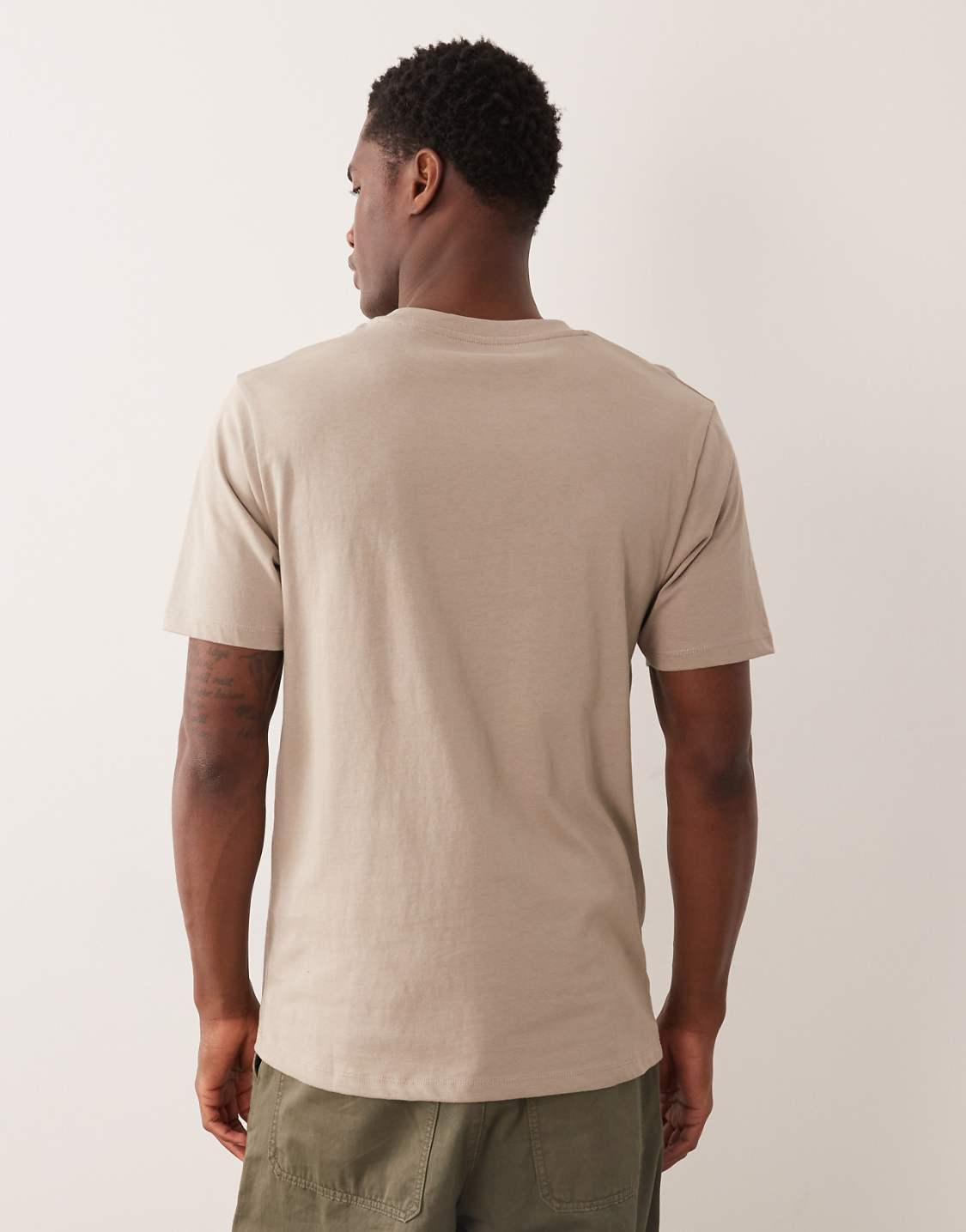 Asos Regular Fit Essential T-Shirt In Beige