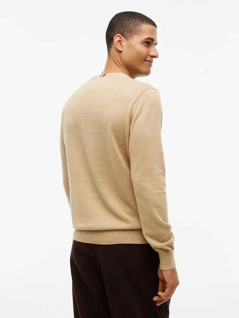 Tommy Hilfiger Beige Crewneck Sweater