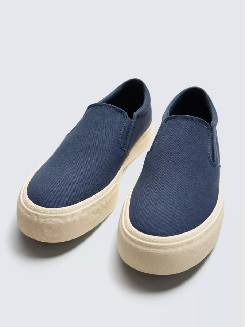 Zara Laceless Trainers