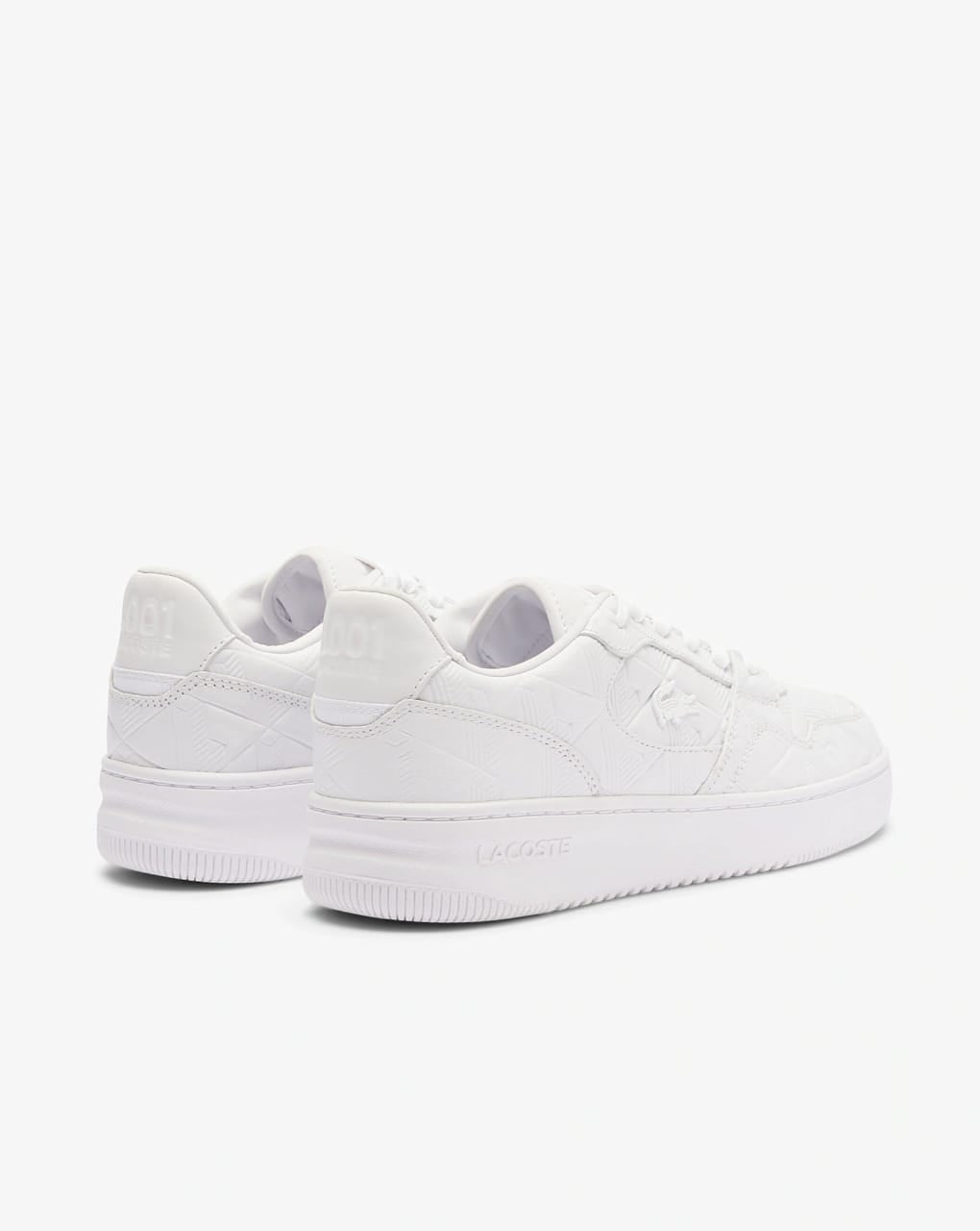 Lacoste L001 Set Monogram Sneakers in White