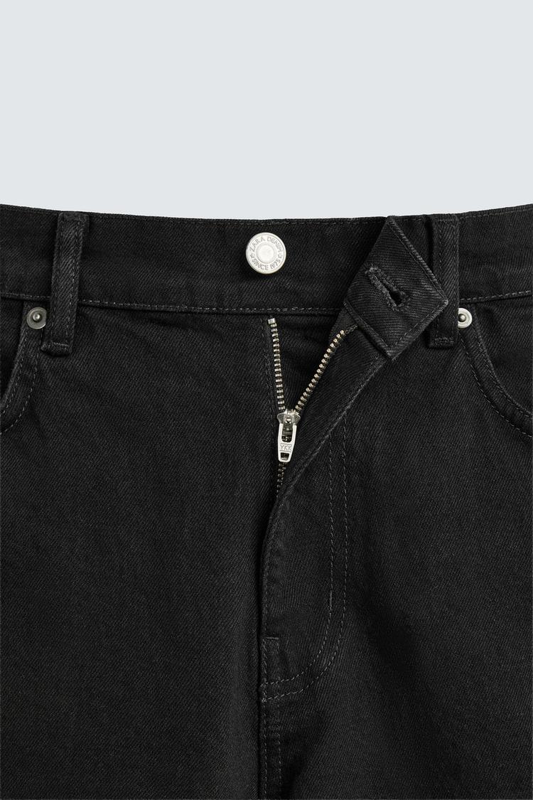 Zara Denim Relaxed Fit Short