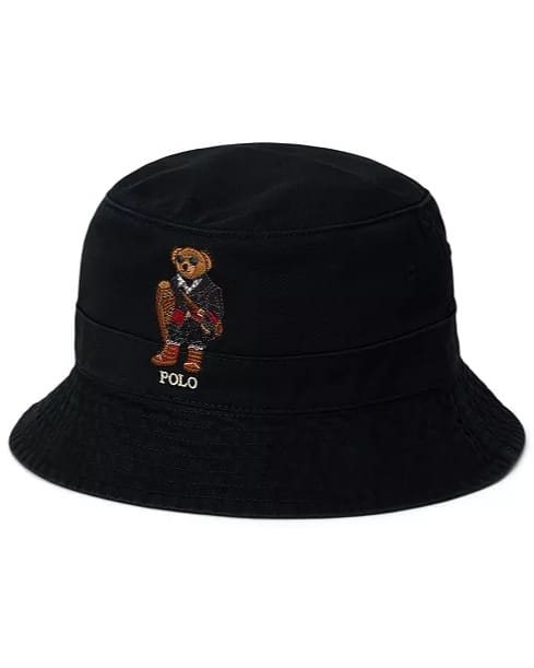 Black Twill Bucket Hat