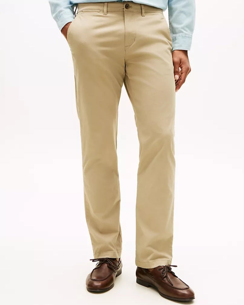 Tommy Hilfiger Khaki Straight-leg Chinos Pants