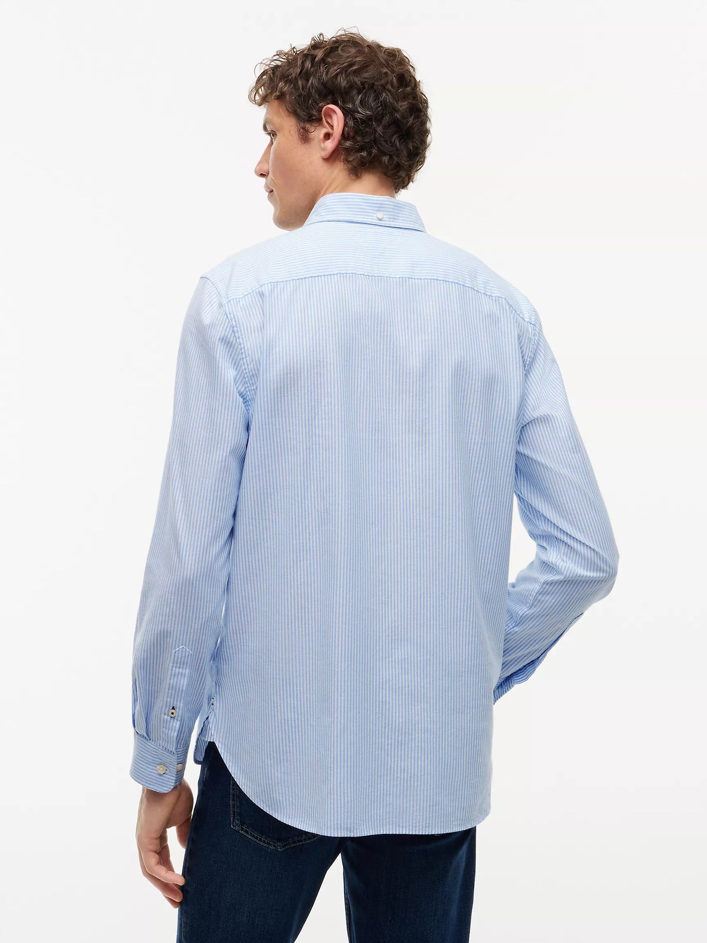 Tommy Hilfiger Regular Fit Stripe Stretch Oxford Shirt