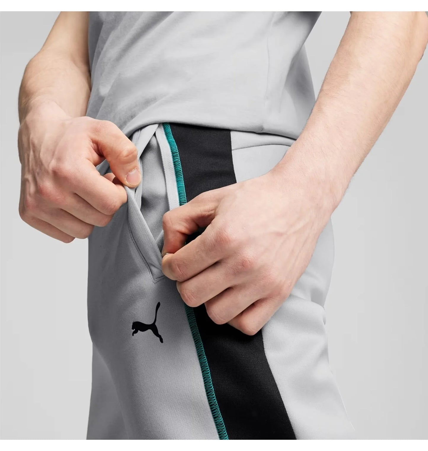 Puma Mercedes-AMG Petronas F1 MT7+ Track Pant In Grey