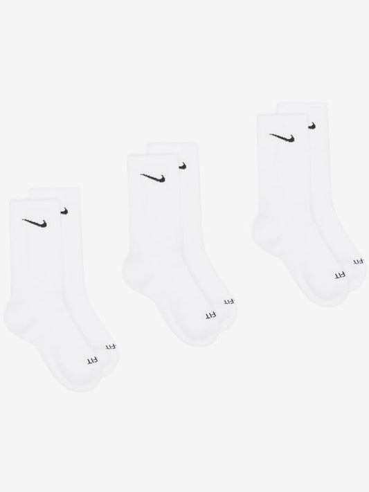 Nike Everyday Cushioned Crew Socks in White (3 Pairs)