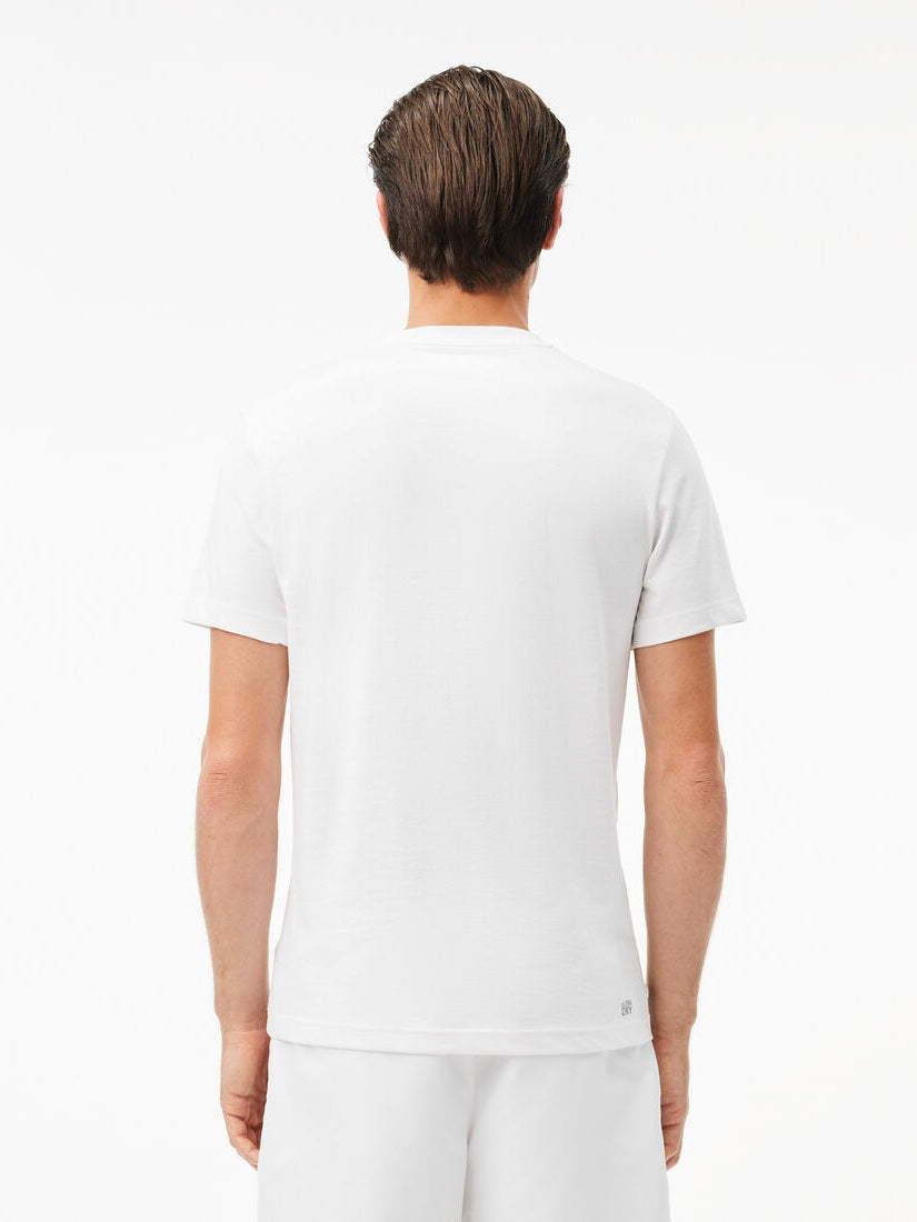 Lacoste Regular Fit Ultra Dry Crocodile Print Sport T-Shirt