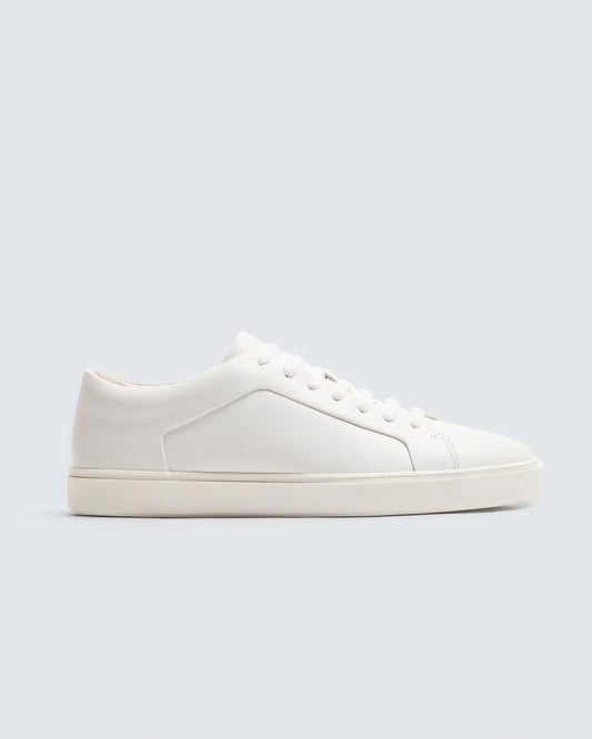 Zara Leather Lace-up Trainers