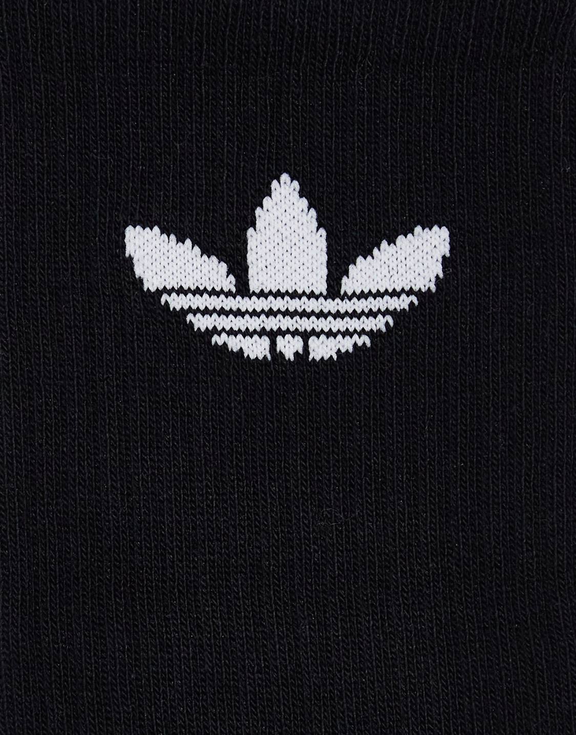 Adidas 6-Pack Trefoil Cushion Crew Socks in Black
